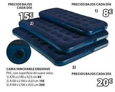 Oferta de PVC - Cama Hinchable Enghave por 20€ en JYSK