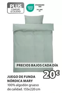 Oferta de Plus - Juego De Funda Nordica Mary por 20€ en JYSK