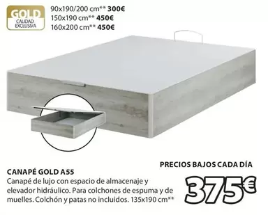 Oferta de Gold - Canapé  A55 por 375€ en JYSK