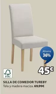 Oferta de Silla De Comedor Tureby por 45€ en JYSK