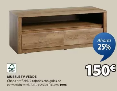 Oferta de Total - Mueble Tv por 150€ en JYSK