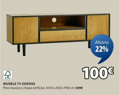 Oferta de Odense - Mueble Tv por 100€ en JYSK