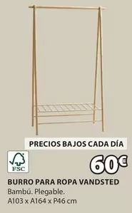 Oferta de Burro Para Ropa por 60€ en JYSK