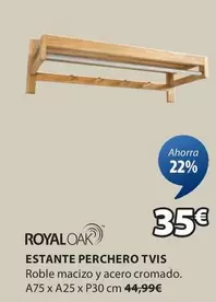 Oferta de Royal Oak - Estante Perchero Twis por 35€ en JYSK