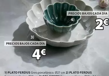 Oferta de Plato Ferdus por 2€ en JYSK