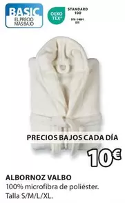 Oferta de Basic - Albornoz Valbo por 10€ en JYSK