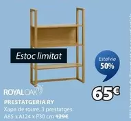 Oferta de Royal Oak - Prestatgeria Ry por 65€ en JYSK