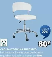 Oferta de Cadira D'oficina Snedsted por 80€ en JYSK