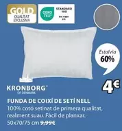 Oferta de Kronborg - Funda De Coixí De Setí Nell por 4€ en JYSK