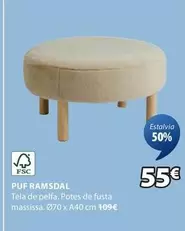 Oferta de PUF RAMSDAL por 55€ en JYSK