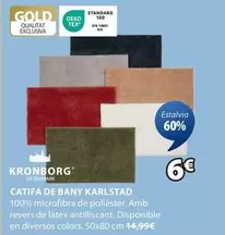 Oferta de Kronborg - Catifa De Bany Karlstad por 6€ en JYSK