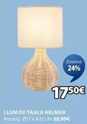 Oferta de Llum De Taula Helmer por 17,5€ en JYSK