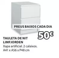 Oferta de Dia - Tauleta De Nit Limfjorden por 50€ en JYSK