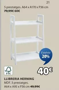 Oferta de Llibreria Herning por 60€ en JYSK