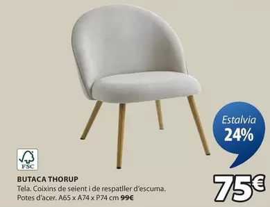 Oferta de Butaca Thorup por 75€ en JYSK