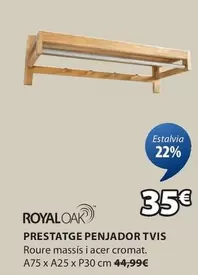 Oferta de Royal Oak - Prestatge Penjador Twis por 35€ en JYSK