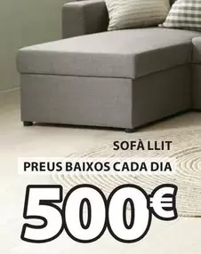 Oferta de Sofa Llit Preus Baixos Cada Dia por 500€ en JYSK