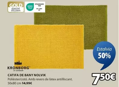 Oferta de Kronborg - Catifa De Bany por 7,5€ en JYSK