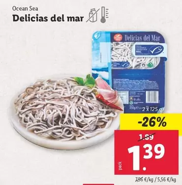 Oferta de Ocean sea - Delicias Del Mar por 1,39€ en Lidl