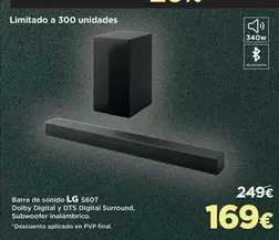 Oferta de LG - Barra De Sonido Sgot por 169€ en El Corte Inglés