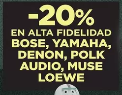 Oferta de Bose - En Alta Fidelidad, Y Maha, Denon, Polk Audio, Muse en El Corte Inglés