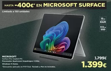 Oferta de Microsoft - por 1399€ en El Corte Inglés