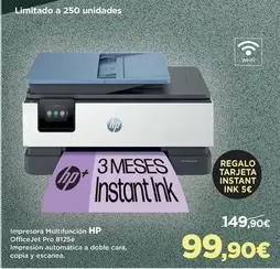 Oferta de Instant - Impresora Multifuncion Offrejestro Pro 8125e por 99,9€ en El Corte Inglés