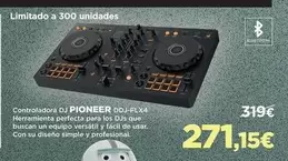 Oferta de Controfiladora Dj Pioneer D.D.FLX4 por 271,15€ en El Corte Inglés