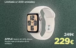 Oferta de Apple - Watch SE GPS 40mm por 229€ en El Corte Inglés