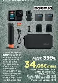 Oferta de GoPro - Gopro Hero 13 por 399€ en El Corte Inglés