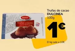 Oferta de Dulcinea - Trufas De Cacao por 1€ en Supeco