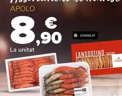 Oferta de Apolo - Assortiment De Marisco por 8,9€ en Supeco