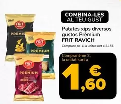 Oferta de Frit Ravich - Patates Xips Diversos Gustos Premium por 2,15€ en Supeco