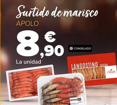 Oferta de Apolo - Surtido De Marisco por 8,9€ en Supeco