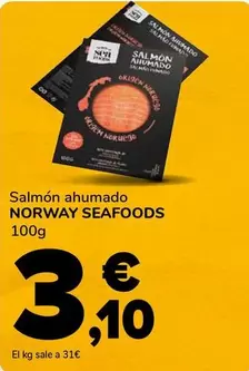 Oferta de Norway Seafoods - Salmon Ahumado por 3,1€ en Supeco