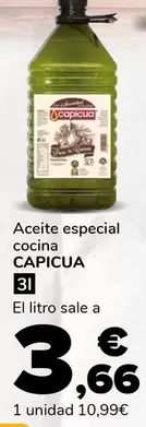 Oferta de Capicua - Aceite Especial Cocina por 10,99€ en Supeco