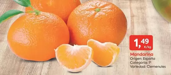 Oferta de Origen - Mandarina Olagene Sperma por 1,49€ en Suma Supermercados