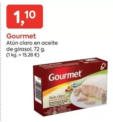 Oferta de Gourmet - Atun Claro En Aceite De Girasol por 1,1€ en Suma Supermercados