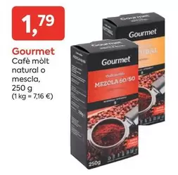 Oferta de Gourmet - Cafe Molt Natural O Mescla por 1,79€ en Suma Supermercados