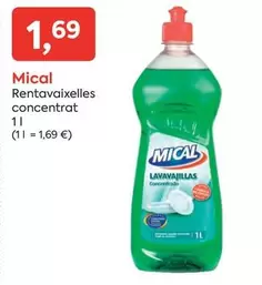 Oferta de Mical - Rentavaixelles Concentrat por 1,69€ en Suma Supermercados