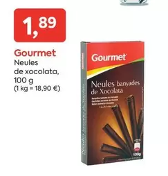 Oferta de Gourmet - Neules De Xocolata por 1,89€ en Suma Supermercados