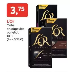 Oferta de L'or - Café En Cápsules por 3,75€ en Suma Supermercados