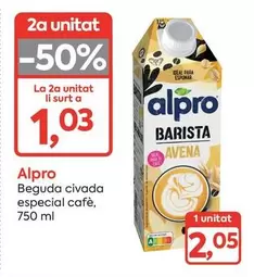 Oferta de Alpro - Beguda Civada Especial Cafe por 2,05€ en Suma Supermercados