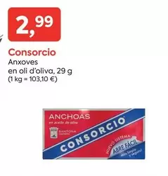 Oferta de Consorcio - Anchoas por 2,99€ en Suma Supermercados