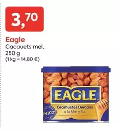 Oferta de Eagle - Cacahuetes Dorados por 3,7€ en Suma Supermercados