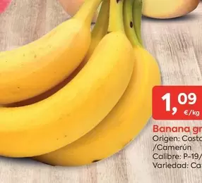 Oferta de Origen - Banana por 1,09€ en Suma Supermercados