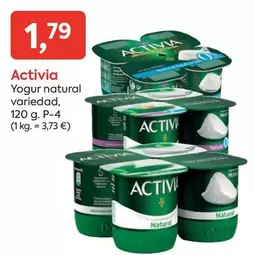 Oferta de Activia - Yogur Natural por 1,79€ en Suma Supermercados