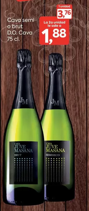 Oferta de Brut - Cava Sementi O por 3,79€ en Suma Supermercados