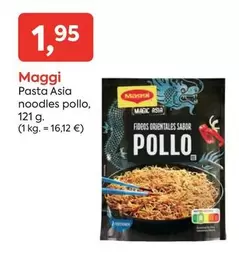 Oferta de Maggi - Pasta Asia Noodles Pollo por 1,95€ en Suma Supermercados