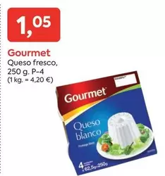 Oferta de Gourmet - Queso Fresco por 1,05€ en Suma Supermercados